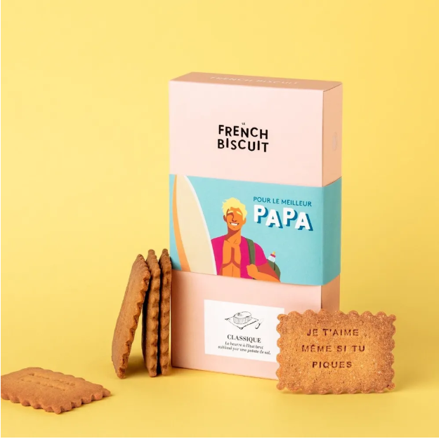 Boîte de 12 biscuits à message – Fête des Pères