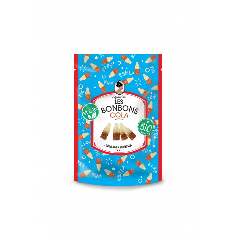 Bonbons Bio & Vegan Cola – Sachet 80 g - L'essentiel