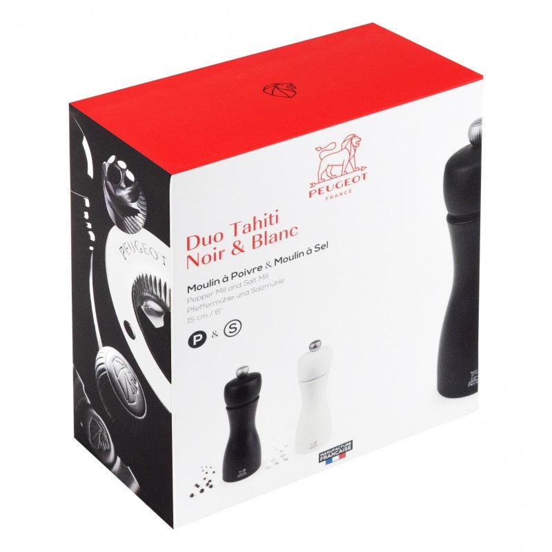 Duo de moulins Tahiti "noir et blanc"