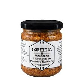 Moutarde à l'ancienne au piment d'Espelette