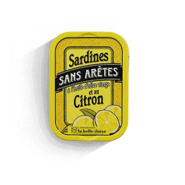 Produits de la mer Sardines sans arête à l'huile d'olive et citron - L'essentiel