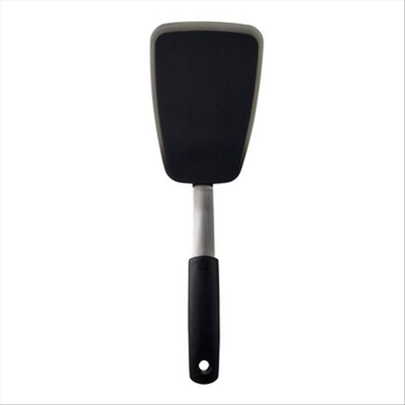 ustensiles de cuisine Spatule noir en silicone - L'essentiel