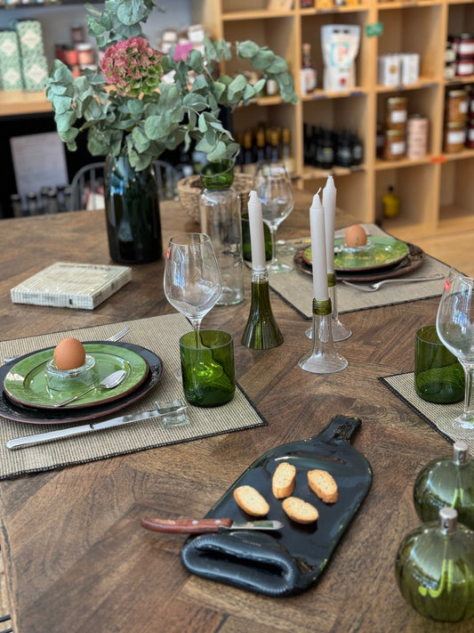 Q de bouteilles - La marque O déchet, chic et moderne