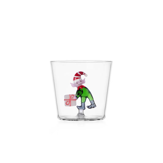 Verre à eau Lutin vert – Collection Christmas Tales
