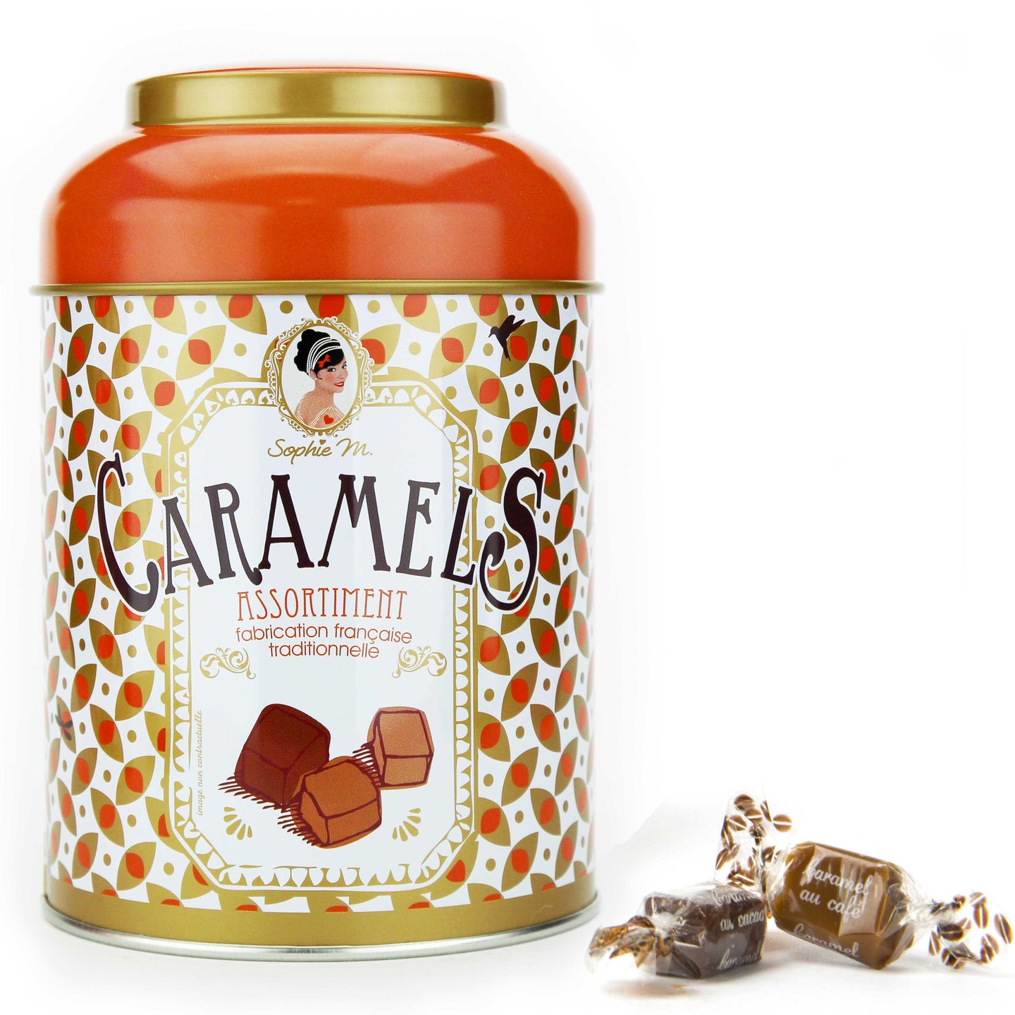 Caramels assortis - Boite métal