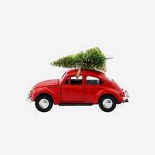 Charger l'image dans la galerie, Décoration Noël - Voiture rouge avec sapin