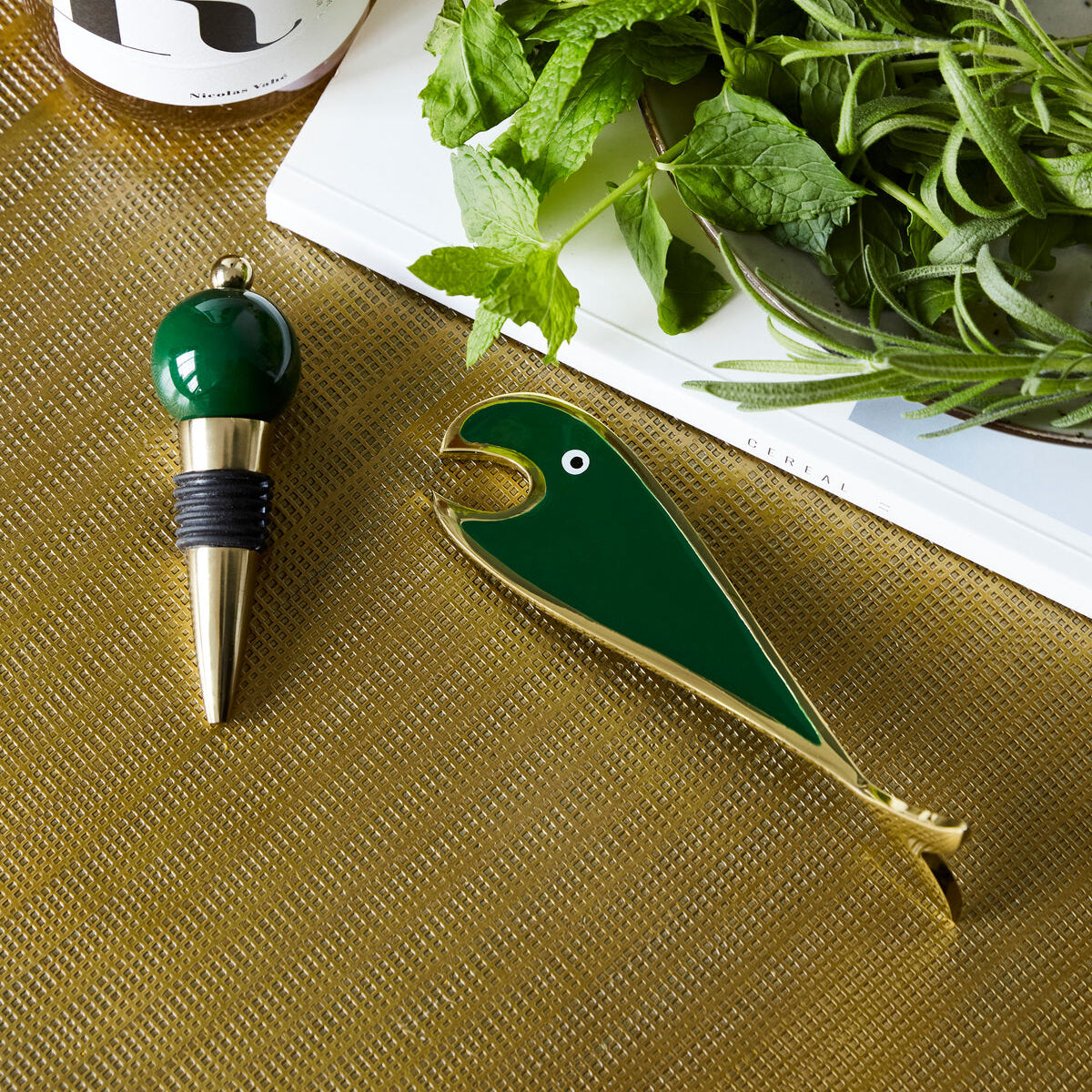 Set décapsuleur & bouchon de bouteille