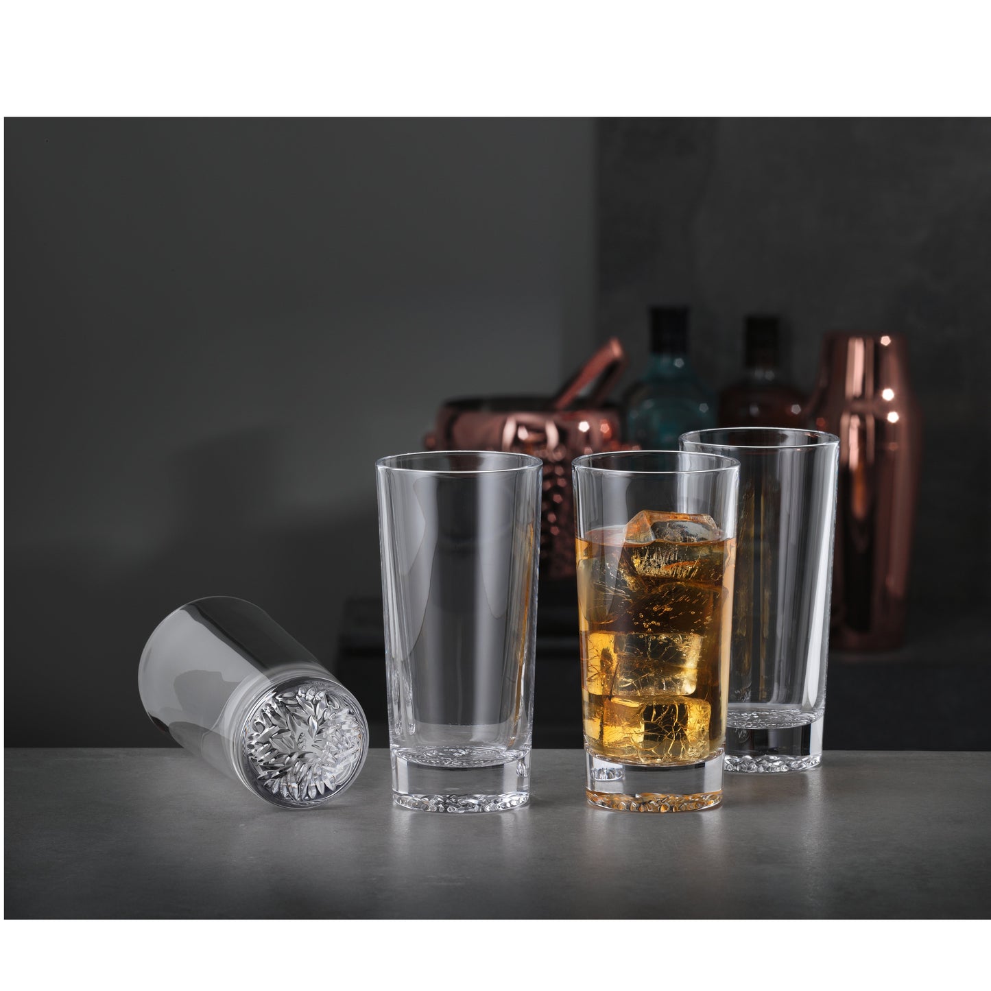 Boite de 4 verres long drink "lounge"