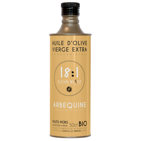 Huile d'olive 18:1 - 100 % Arbequina BIO