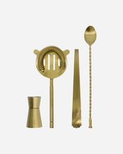 Charger l&#39;image dans la galerie, Set cocktail, Finition en laiton antique