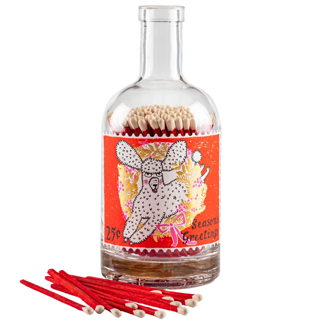 Bouteilles d'allumettes "timbre" - L'essentiel