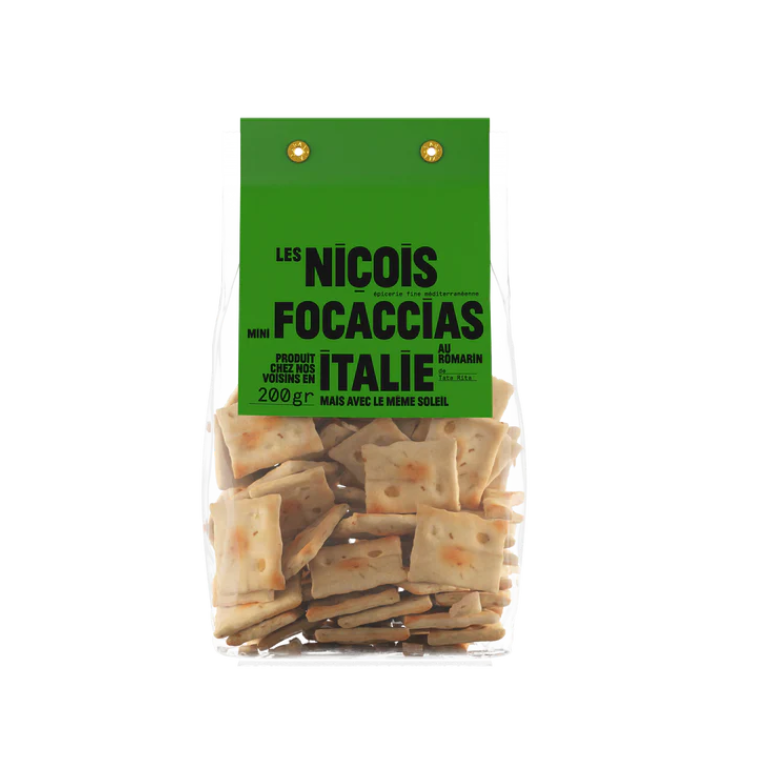 Mini-focaccias au romarin de Tata Rita