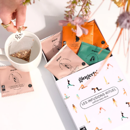 Coffret cadeau - Tisanes anti-stress Bio et Bien-être - L'essentiel