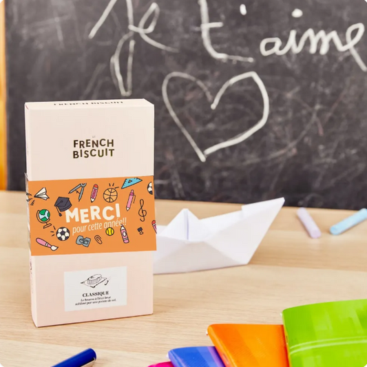 Boîte de 12 biscuits à message – Merci pour cette année