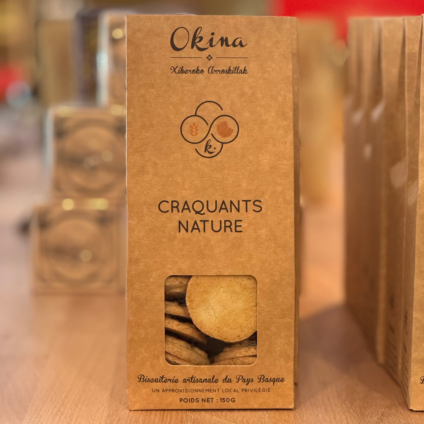 Biscuits craquants natures