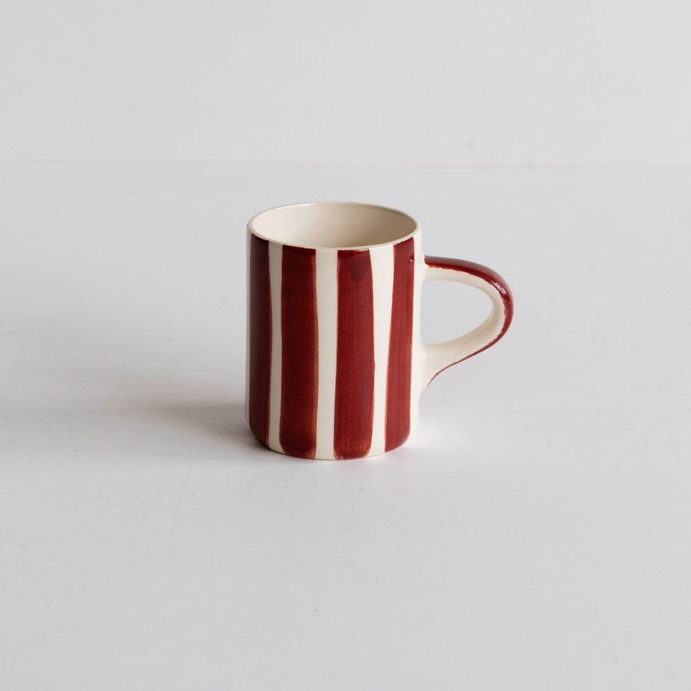 Tasse à expresso rayée Candy Stripe