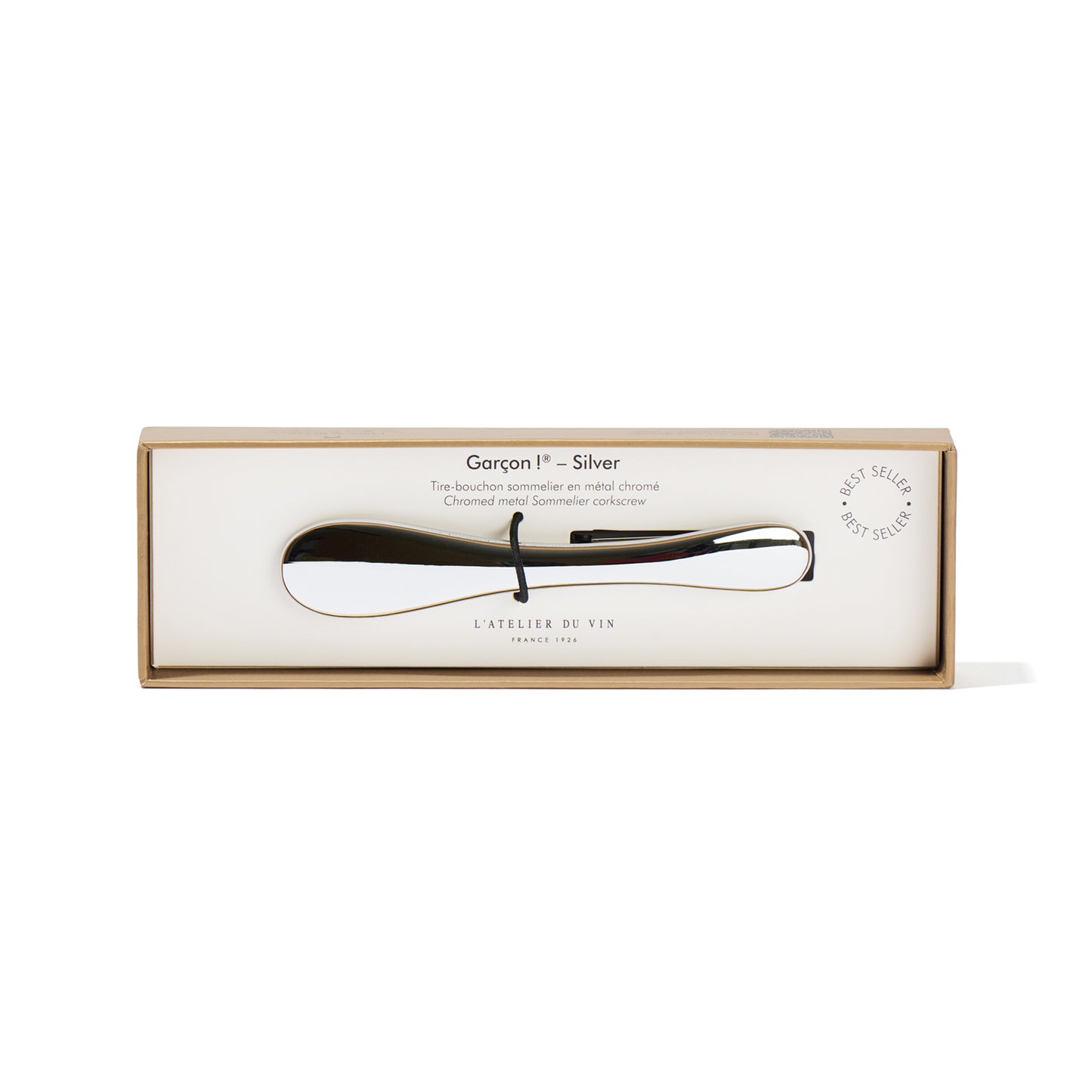 Tire bouchon "garçon" chromé