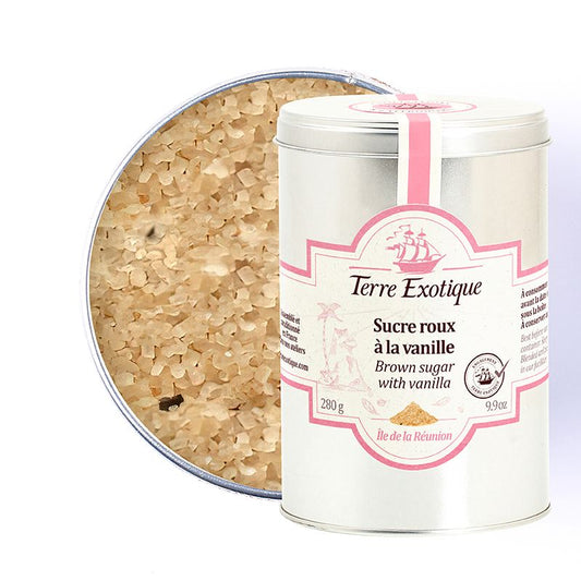 Sucre roux à la vanille
