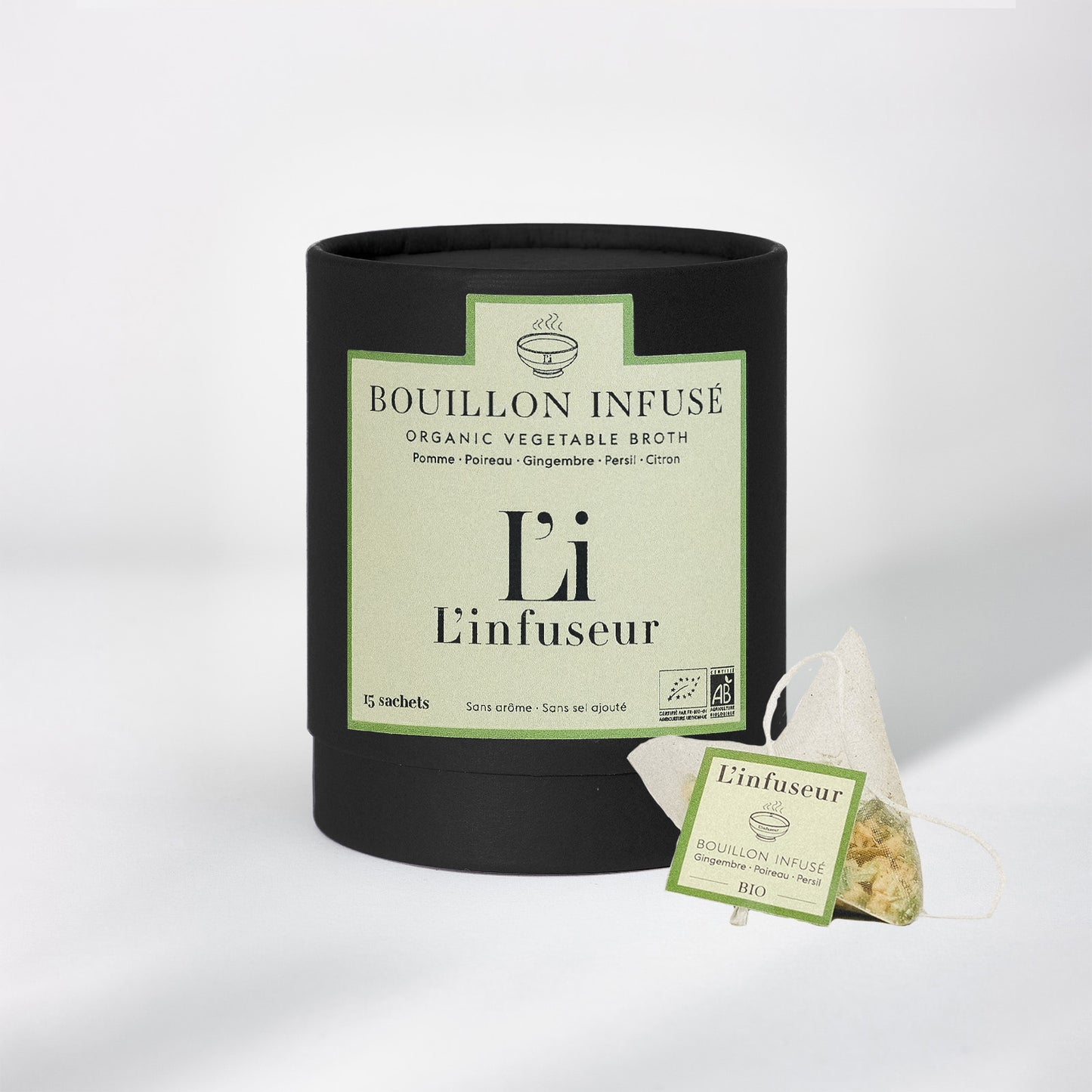 Bouillon infusé Poireau/Gingembre BIO