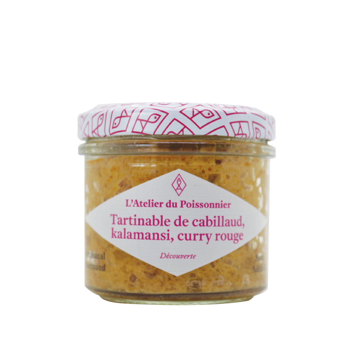 Rillettes de cabillaud, Kalamansi, Curry rouge