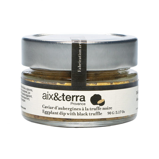 Caviar d'aubergines à la truffe noire