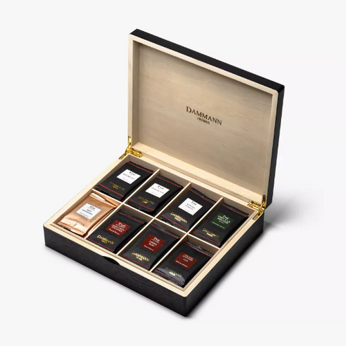 Coffret bois noir - 48 sachets