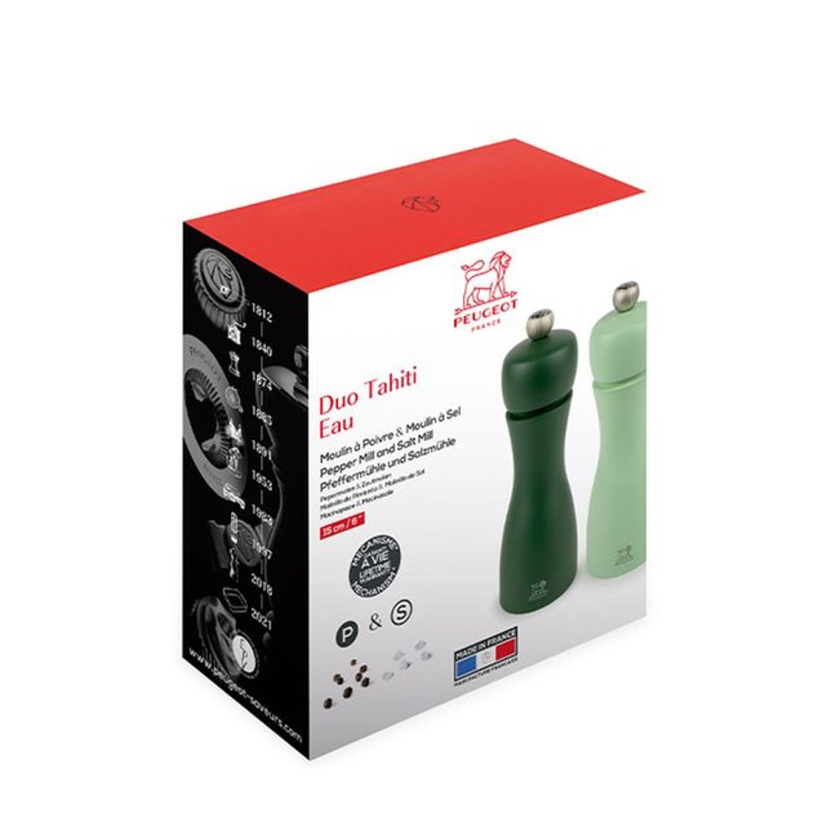 Duo de moulins Tahiti "eau"