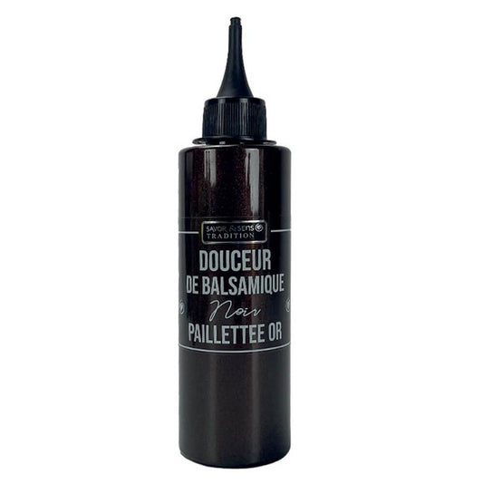 Crème balsamique, paillettée OR