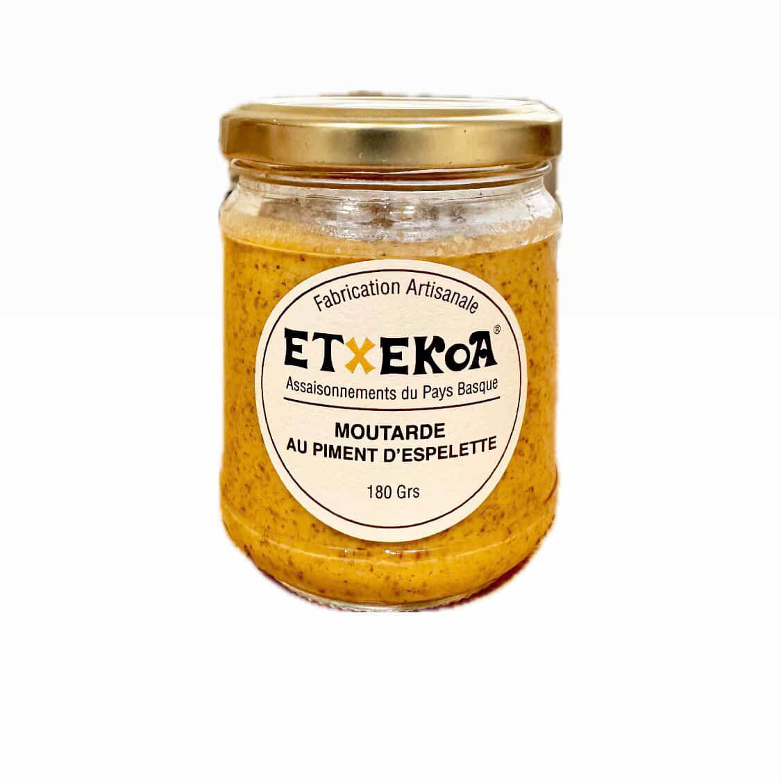 Moutarde artisanale au piment d'Espelette AOP