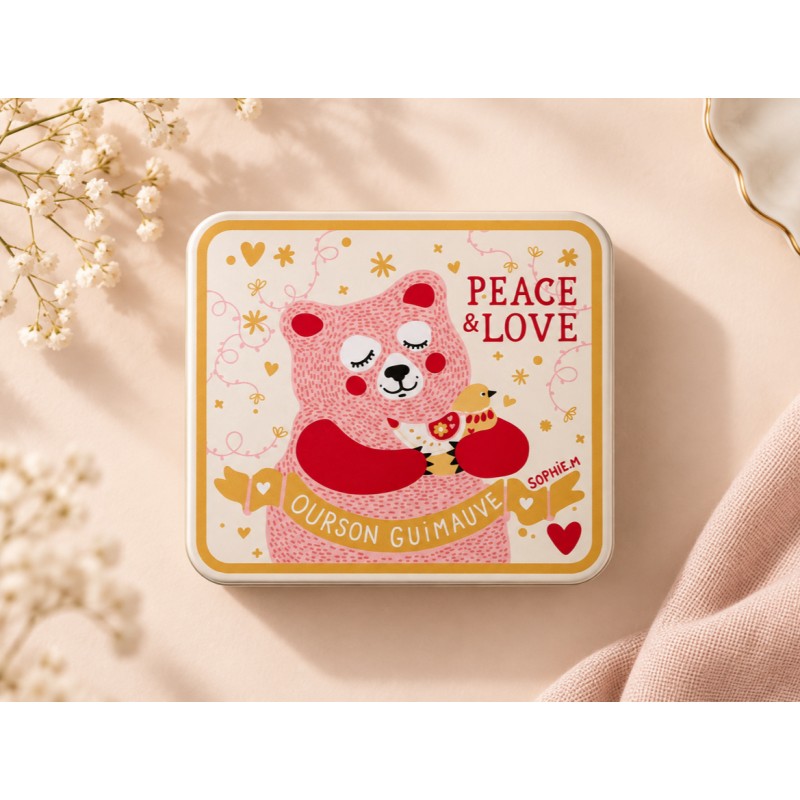 Peace & Love – Mini Moi Ourson Guimauve – 34 g