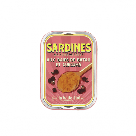 Sardines aux Baies de Batak et Curcuma
