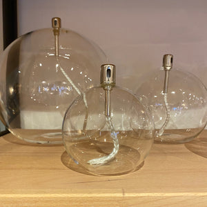 Lampe à huile lisse Sphère  (5 tailles)
