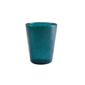 Verre à Cocktail Memento Mandarin - Soufflé Main, Couleur Pâte De Verre, Bulles, Lavable Lave-vaisselle - 13