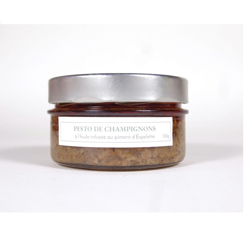 Pesto de champignons à l'huile infusée