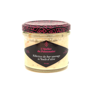 Produits de la mer Rillettes de Bar sauvage à l'huile d'olive - L'essentiel