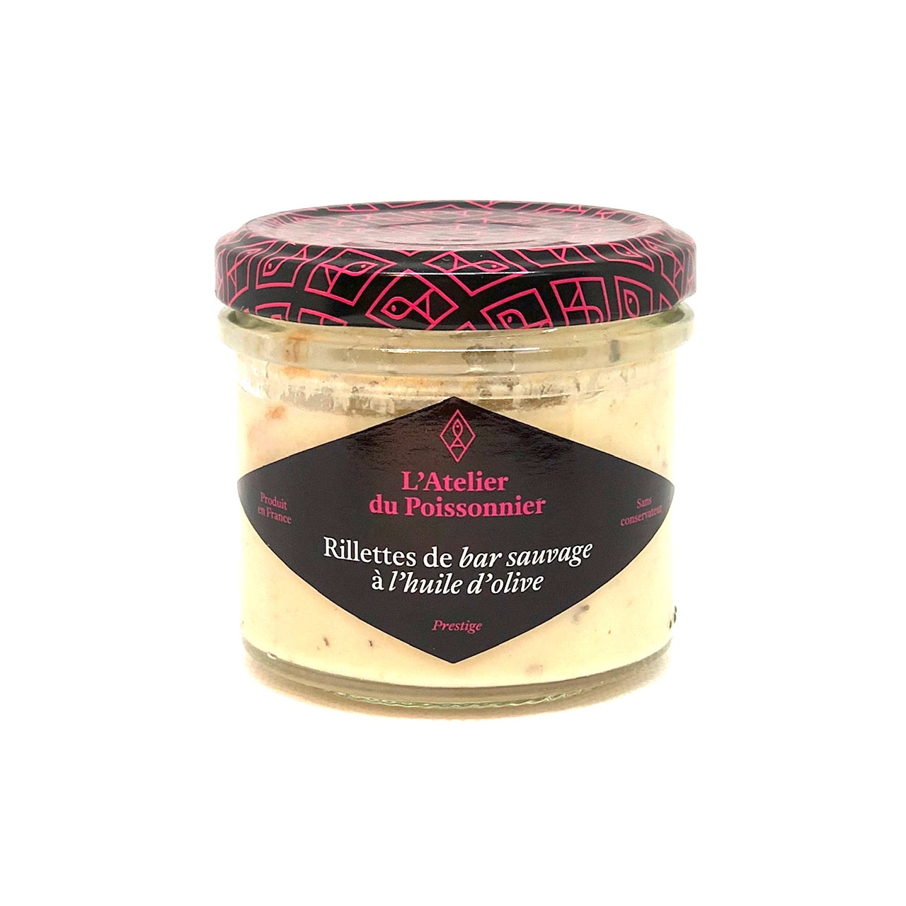 Produits de la mer Rillettes de Bar sauvage à l'huile d'olive - L'essentiel