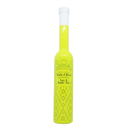 Huiles et vinaigres Huile d’olive saveur Yuzu & Basilic Thaï - L'essentiel