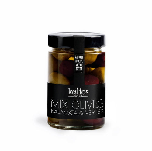 Mix d'olives vertes et noires