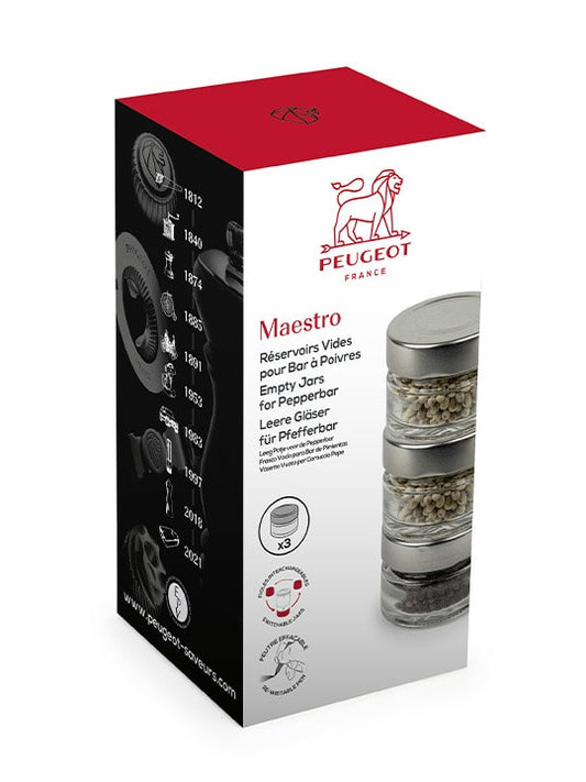 Fioles vides pour moulin Maestro