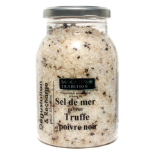 Charger l&#39;image dans la galerie, Sels, poivres, épices Sel de mer saveur truffe et poivre noir - L&#39;essentiel