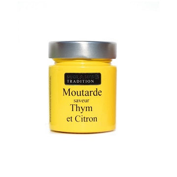 Condiments Moutarde saveur citron thym - L'essentiel