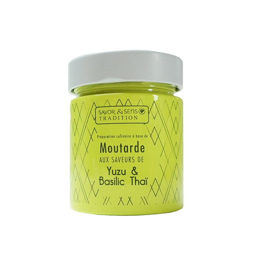 Moutarde saveur Yuzu & Basilic Thaï - L'essentiel