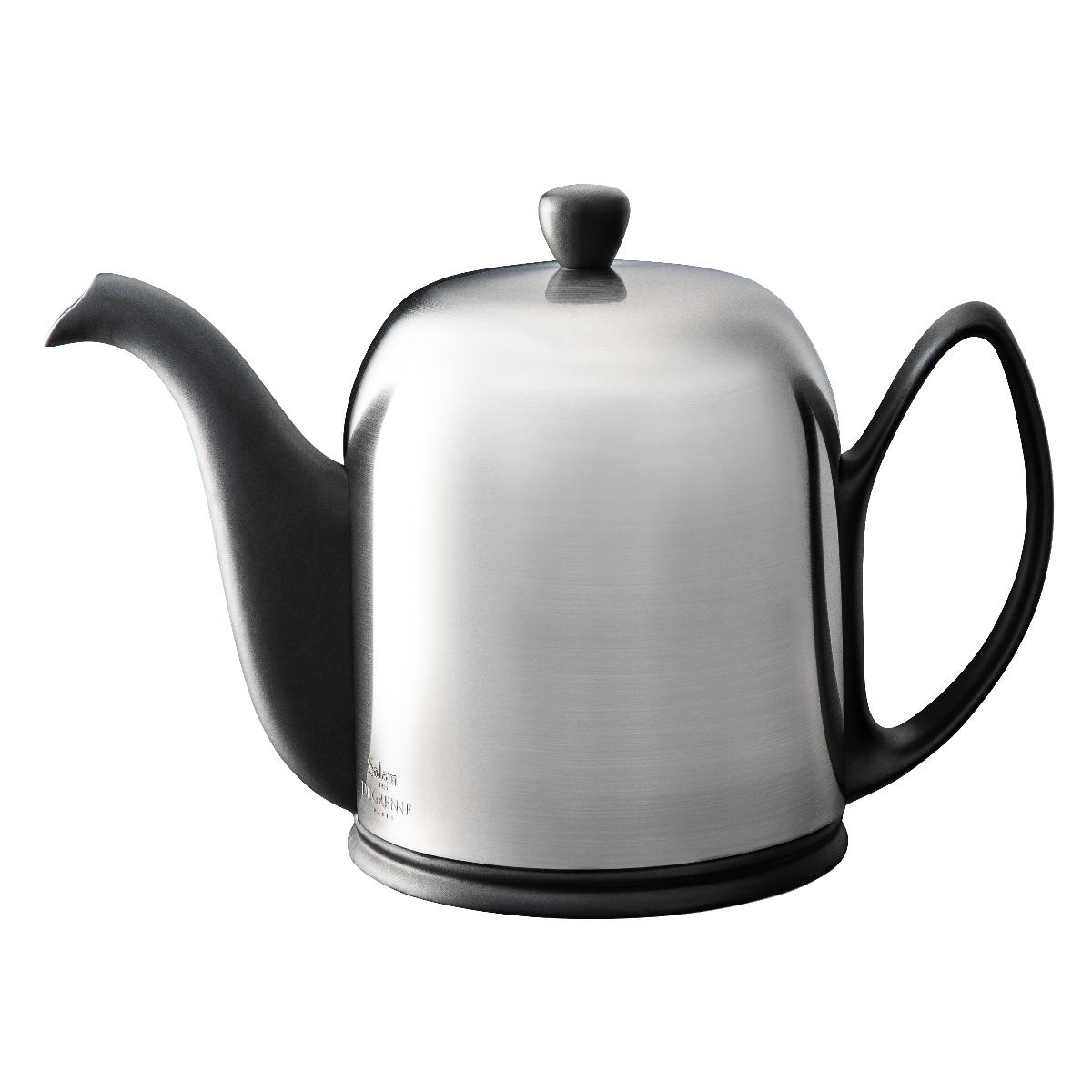 Théière Salam 8T noire cloche brossée